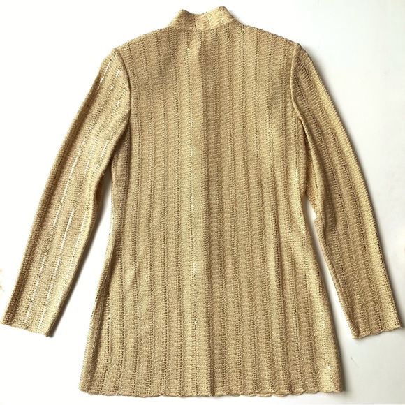 St. John Evening Gold Two Piece Suit - Picture 2 of 9